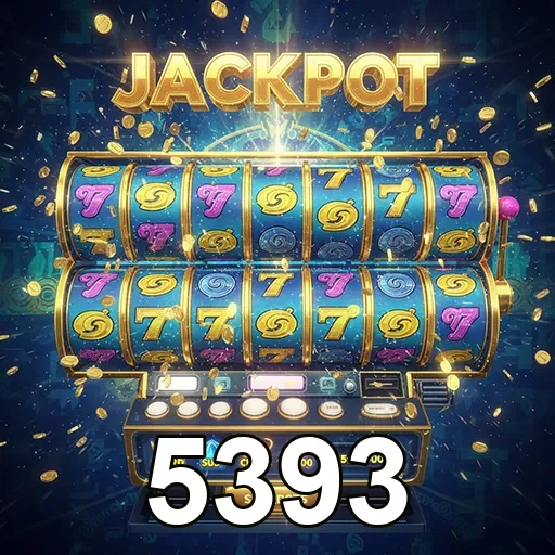 Imagem de slots de caça-níqueis no site 5393, mostrando jogos de máquinas de azar com cores vibrantes e detalhes colorid