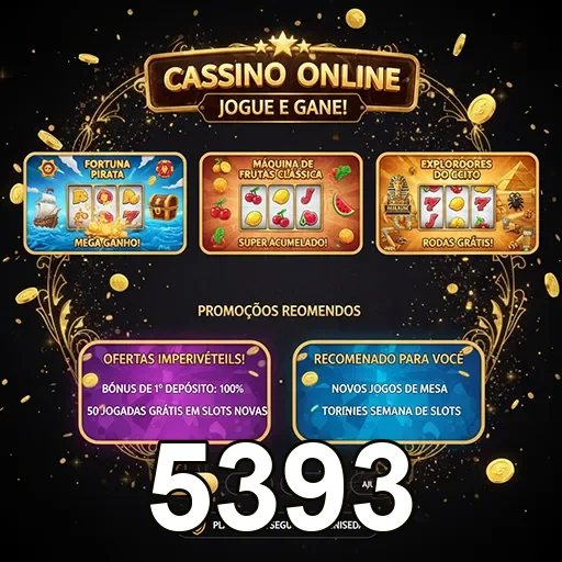 Tela de jogos de slots rápidos e simples na plataforma 5393