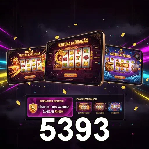 Imagem de uma página inicial do site 5393, destaque para design moderno e elementos visuais atraentes.